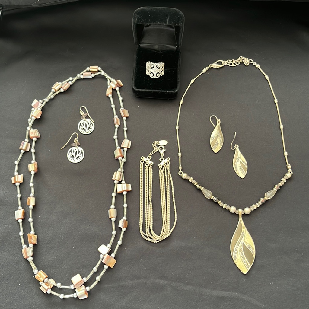 Silver Tone Jewelry Sets